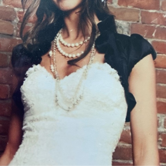 Black Ruffle Shrug - Picture 1 of 5